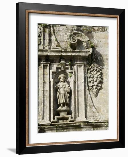 Puerta Santa Doorway, Santiago Cathedral, Santiago De Compostela, Galicia, Spain-R H Productions-Framed Photographic Print