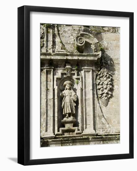 Puerta Santa Doorway, Santiago Cathedral, Santiago De Compostela, Galicia, Spain-R H Productions-Framed Photographic Print