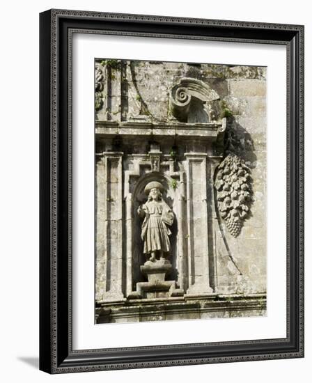 Puerta Santa Doorway, Santiago Cathedral, Santiago De Compostela, Galicia, Spain-R H Productions-Framed Photographic Print