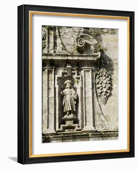 Puerta Santa Doorway, Santiago Cathedral, Santiago De Compostela, Galicia, Spain-R H Productions-Framed Photographic Print