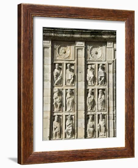 Puerta Santa Doorway, Santiago Cathedral, Santiago De Compostela, Galicia, Spain-R H Productions-Framed Photographic Print