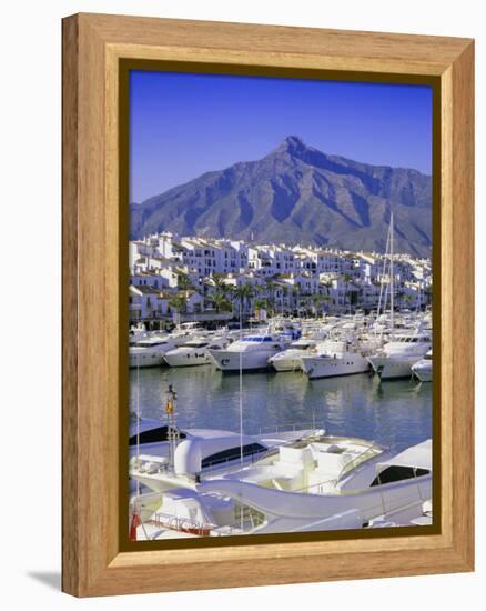 Puerto Banus, Near Marbella, Costa Del Sol, Andalucia (Andalusia), Spain, Europe-Gavin Hellier-Framed Premier Image Canvas