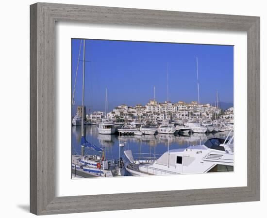 Puerto Banus, Near Marbella, Costa Del Sol, Andalucia (Andalusia), Spain, Europe-Fraser Hall-Framed Photographic Print