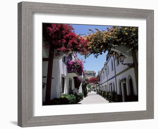 Puerto De Mogan, Gran Canaria, Canary Islands, Spain-Hans Peter Merten-Framed Photographic Print