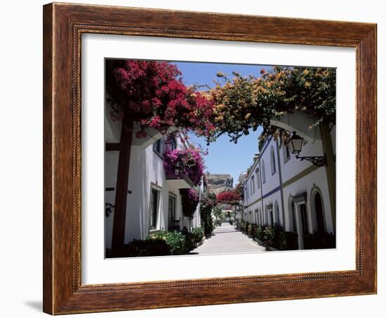 Puerto De Mogan, Gran Canaria, Canary Islands, Spain-Hans Peter Merten-Framed Photographic Print