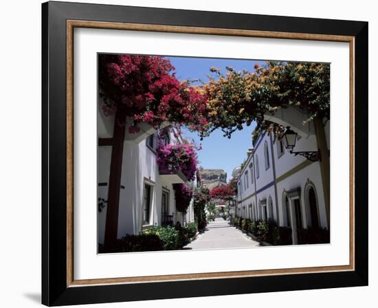 Puerto De Mogan, Gran Canaria, Canary Islands, Spain-Hans Peter Merten-Framed Photographic Print