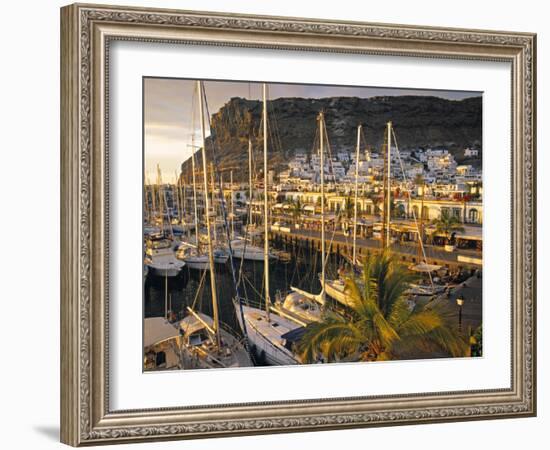 Puerto de Mogan, Gran Canaria, Canary Islands, Spain-Peter Adams-Framed Photographic Print