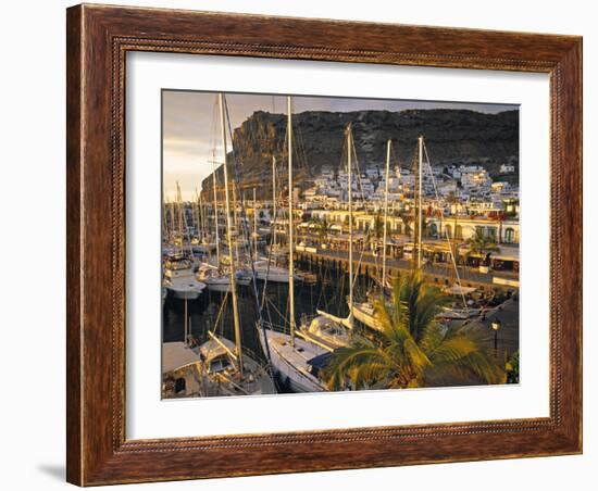 Puerto de Mogan, Gran Canaria, Canary Islands, Spain-Peter Adams-Framed Photographic Print