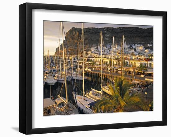 Puerto de Mogan, Gran Canaria, Canary Islands, Spain-Peter Adams-Framed Photographic Print