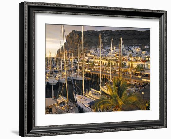 Puerto de Mogan, Gran Canaria, Canary Islands, Spain-Peter Adams-Framed Photographic Print