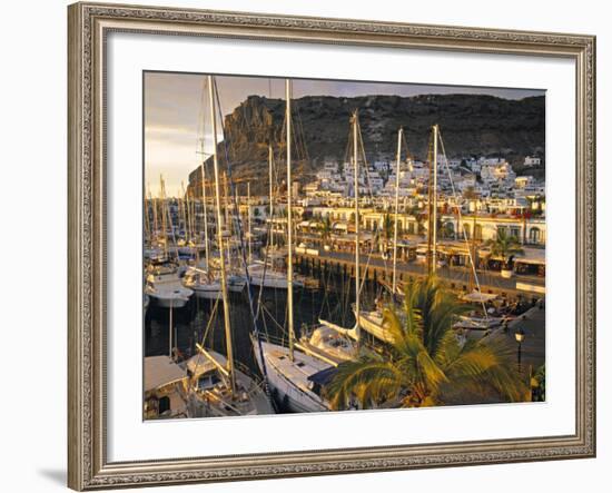 Puerto de Mogan, Gran Canaria, Canary Islands, Spain-Peter Adams-Framed Photographic Print