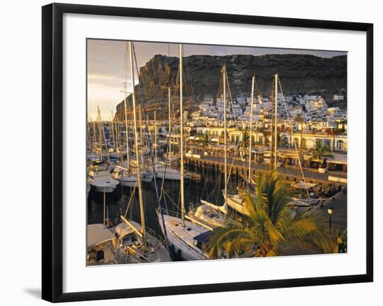 Puerto de Mogan, Gran Canaria, Canary Islands, Spain-Peter Adams-Framed Photographic Print