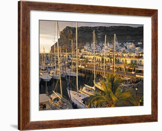 Puerto de Mogan, Gran Canaria, Canary Islands, Spain-Peter Adams-Framed Photographic Print