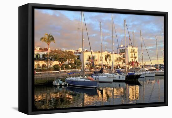 Puerto de Morgan, Gran Canaria, Canary Islands, Spain, Atlantic Ocean, Europe-Neil Farrin-Framed Premier Image Canvas