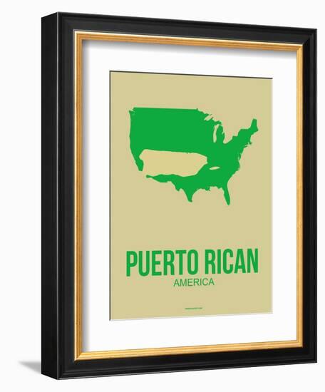 Puerto Rican America Poster 1-NaxArt-Framed Art Print