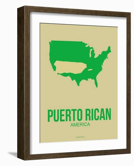 Puerto Rican America Poster 1-NaxArt-Framed Art Print