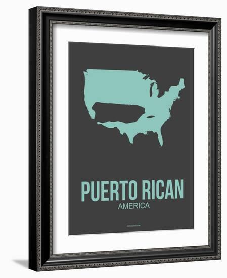 Puerto Rican America Poster 2-NaxArt-Framed Art Print