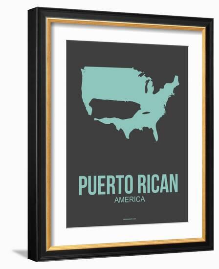 Puerto Rican America Poster 2-NaxArt-Framed Art Print