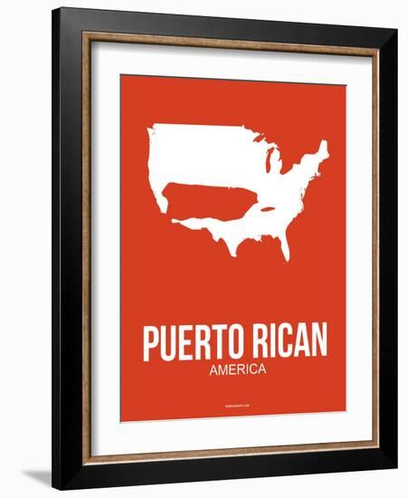 Puerto Rican America Poster 3-NaxArt-Framed Art Print