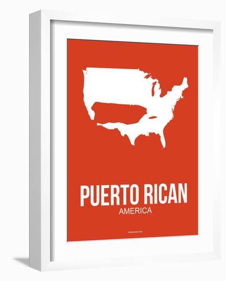 Puerto Rican America Poster 3-NaxArt-Framed Art Print