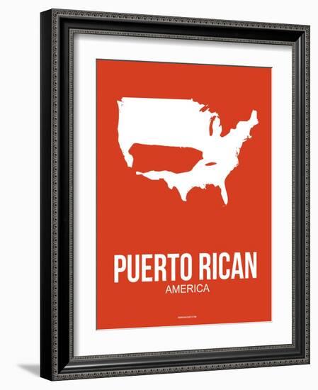 Puerto Rican America Poster 3-NaxArt-Framed Art Print