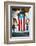 Puerto Rican Flag Door-George Oze-Framed Photographic Print