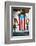 Puerto Rican Flag Door-George Oze-Framed Photographic Print