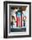 Puerto Rican Flag Door-George Oze-Framed Photographic Print