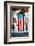 Puerto Rican Flag Door-George Oze-Framed Photographic Print