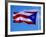 Puerto Rican Flag, San Juan, Puerto Rico-John Elk III-Framed Photographic Print