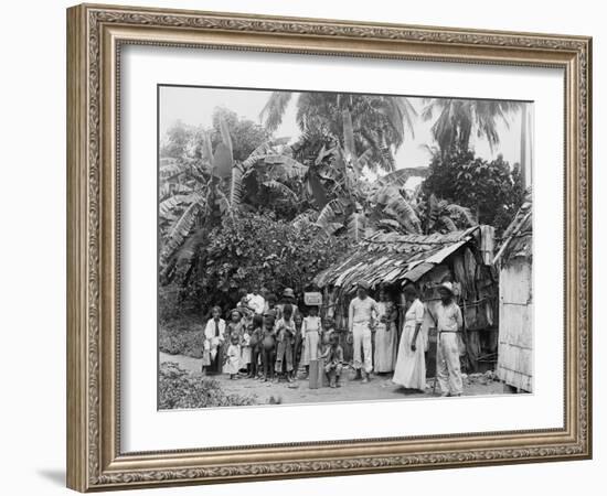 Puerto Rican Natives, C.1903-null-Framed Photographic Print