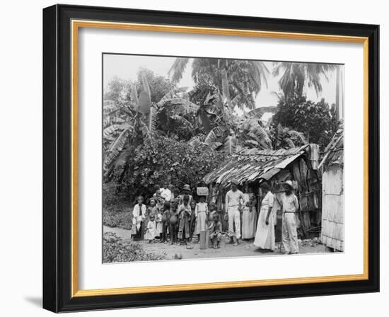 Puerto Rican Natives, C.1903-null-Framed Photographic Print