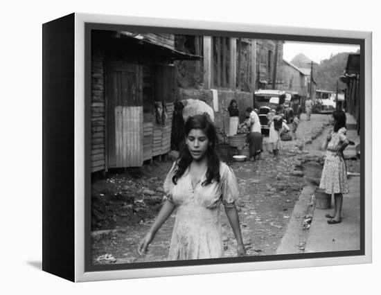 Puerto Rico: Slum, 1942-Jack Delano-Framed Premier Image Canvas