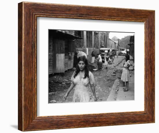 Puerto Rico: Slum, 1942-Jack Delano-Framed Photographic Print