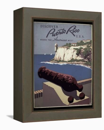 Puerto Rico-null-Framed Premier Image Canvas