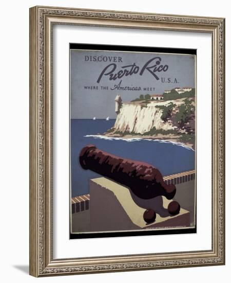 Puerto Rico-null-Framed Giclee Print