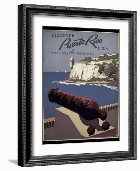 Puerto Rico-null-Framed Giclee Print