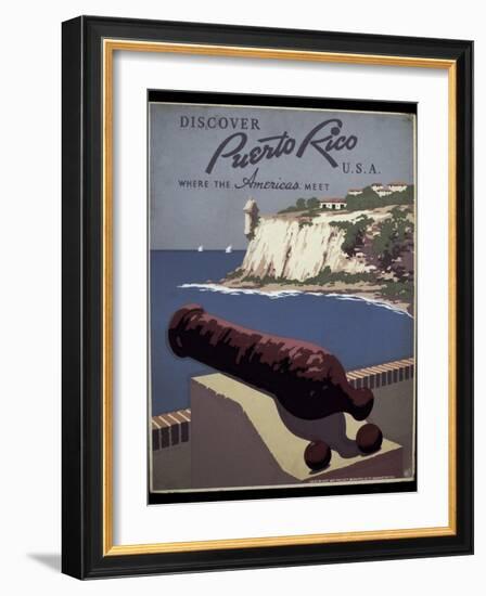 Puerto Rico-null-Framed Giclee Print