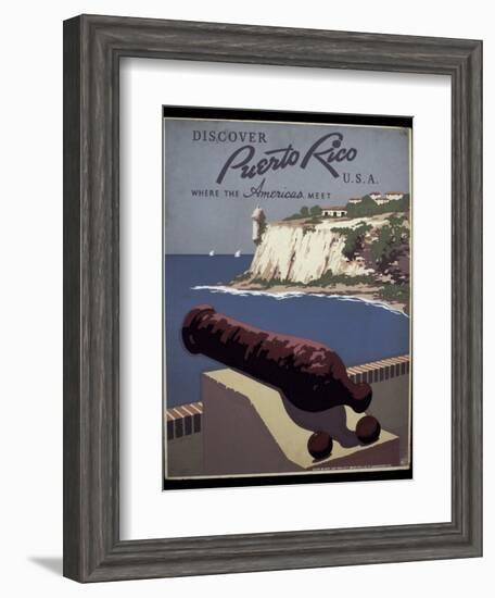 Puerto Rico-null-Framed Giclee Print