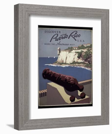 Puerto Rico-null-Framed Giclee Print