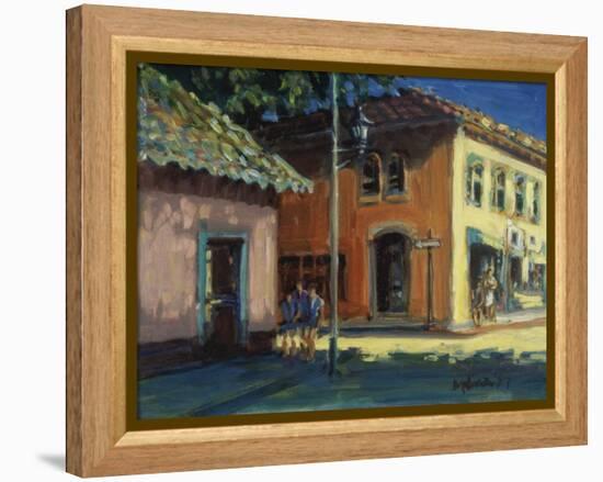 Puerto Vallarta Street Scene-Patti Mollica-Framed Premier Image Canvas