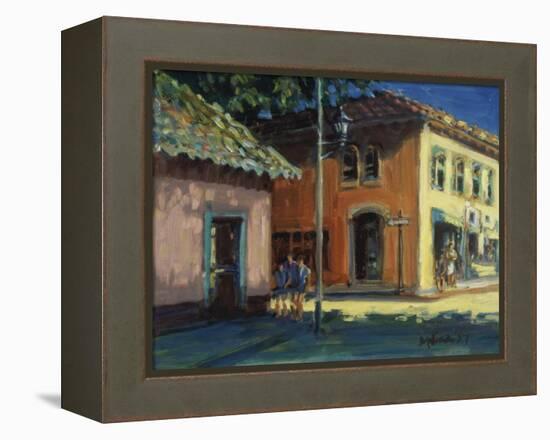 Puerto Vallarta Street Scene-Patti Mollica-Framed Premier Image Canvas