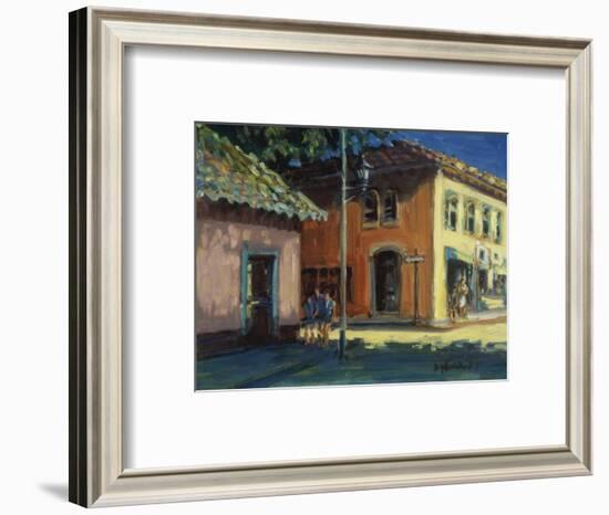 Puerto Vallarta Street Scene-Patti Mollica-Framed Premium Giclee Print