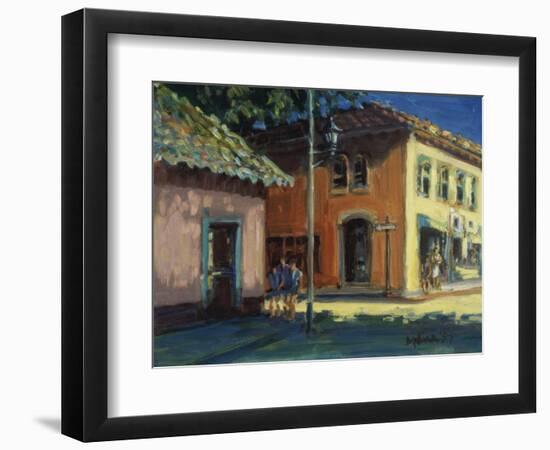 Puerto Vallarta Street Scene-Patti Mollica-Framed Giclee Print