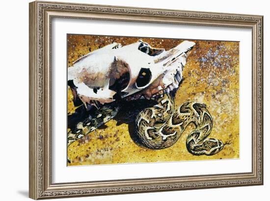 Puff Adder or African Puff Adder (Bitis Arietans), Viperidae--Framed Giclee Print