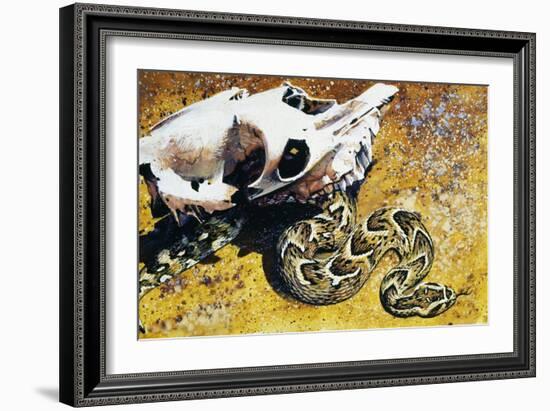 Puff Adder or African Puff Adder (Bitis Arietans), Viperidae-null-Framed Giclee Print