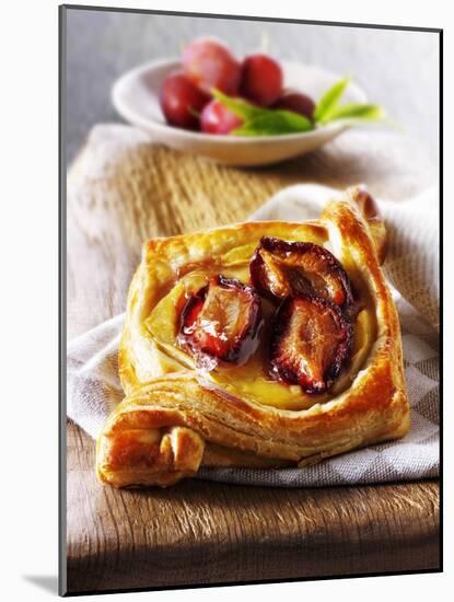 Puff Pastry Pastries with Plums-Paul Williams-Mounted Photographic Print