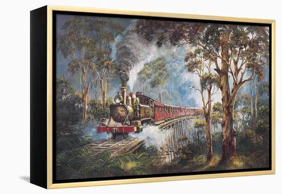 Puffing Billy 1-John Bradley-Framed Premier Image Canvas