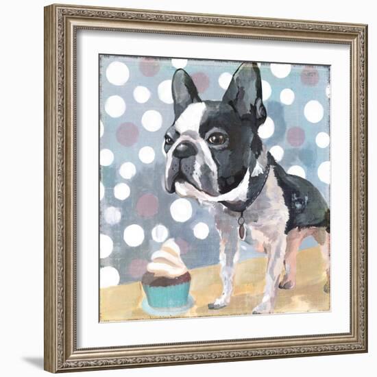 Pug Birthday-Anna Polanski-Framed Art Print