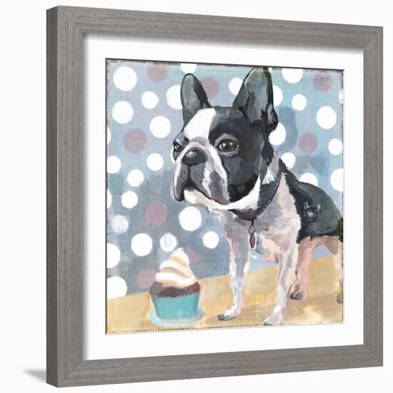 Pug Birthday-Anna Polanski-Framed Art Print